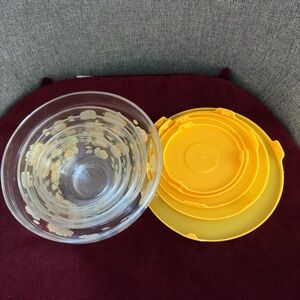 Set of 5 Variety Sizes Floral Bowls- Heat Resistant